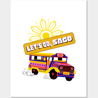 Lets go Jeepney Posters and Art